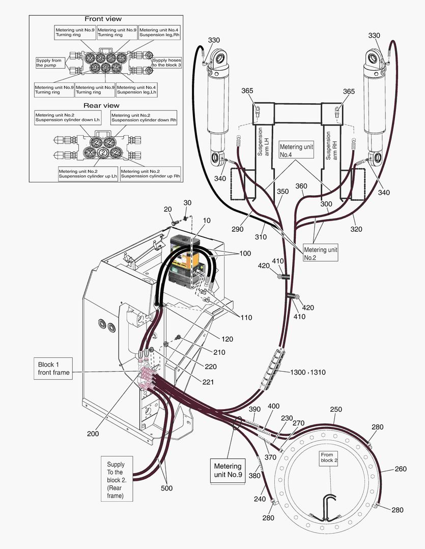 G490-6 CENTRAL LUBRICATION [ ~ 8X0645 ]