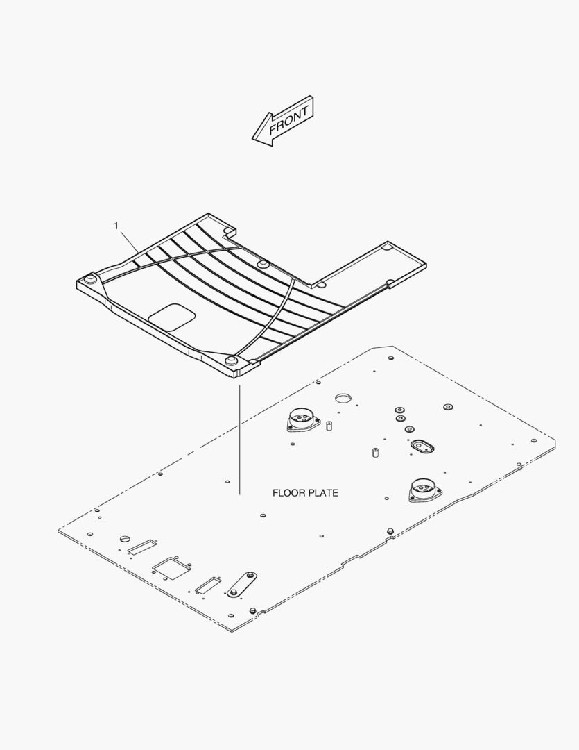 КОВРИК НА ПОЛУ КУЗОВА