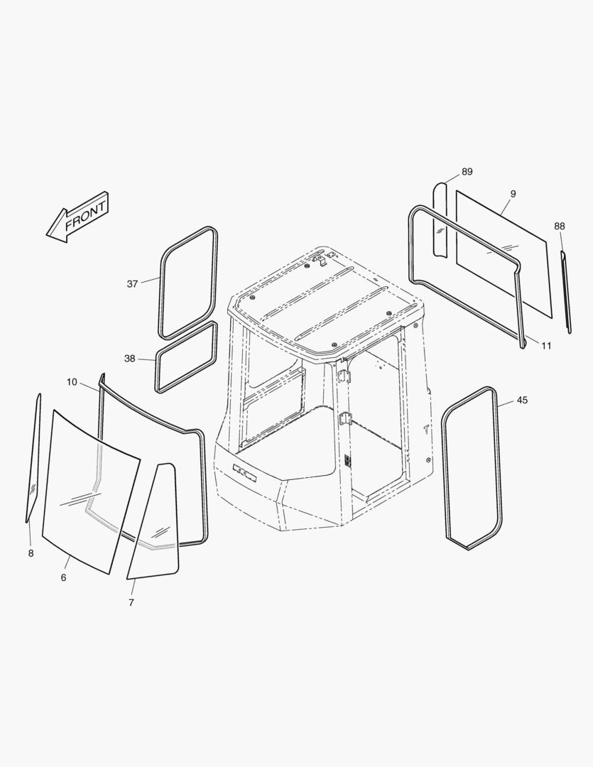 1690 CABIN(3)-ROPS & FOPS
