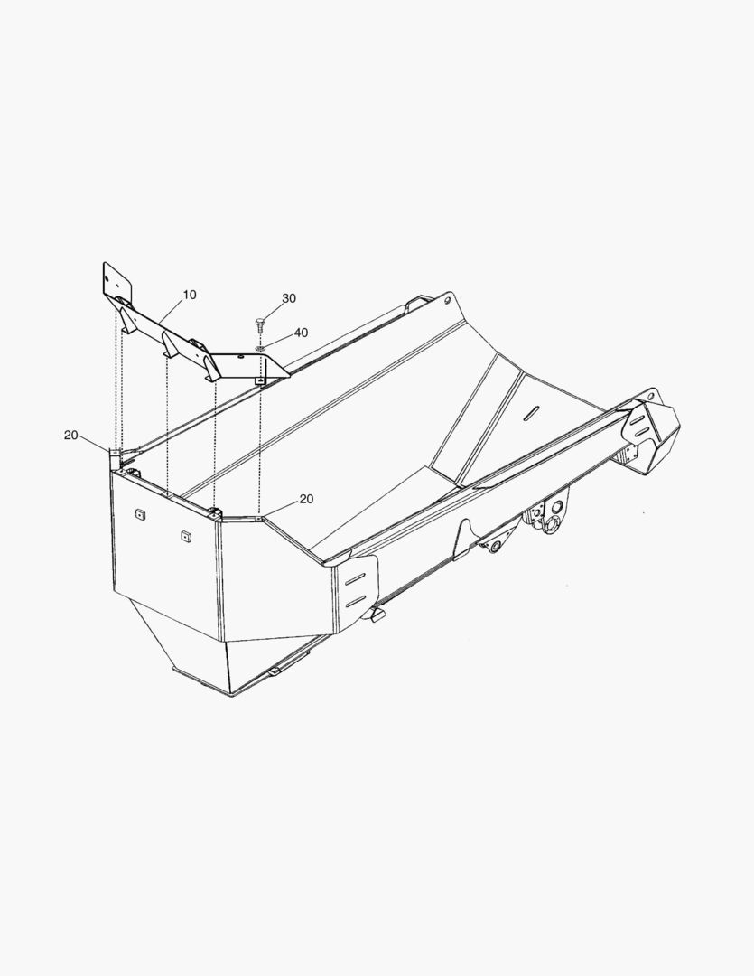 G500-20 PROTECTION, FRONT BODY