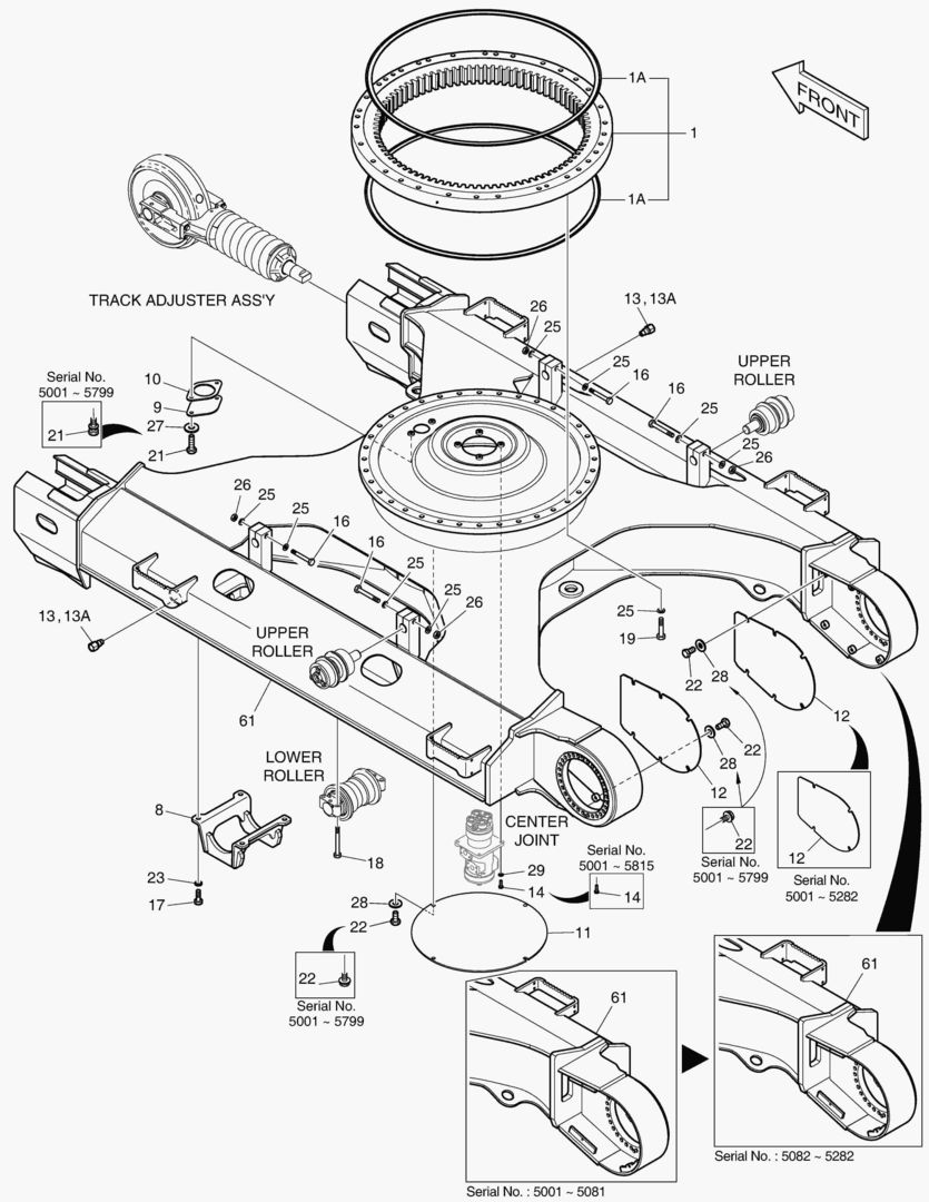 РАМА ГУСЕНИЦЫ