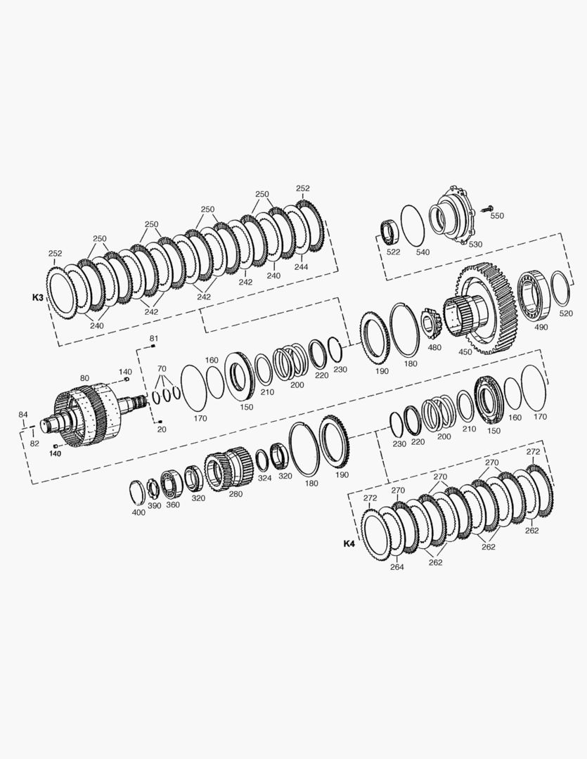 3170 COUPLING K3 + K4 [1001~1028]