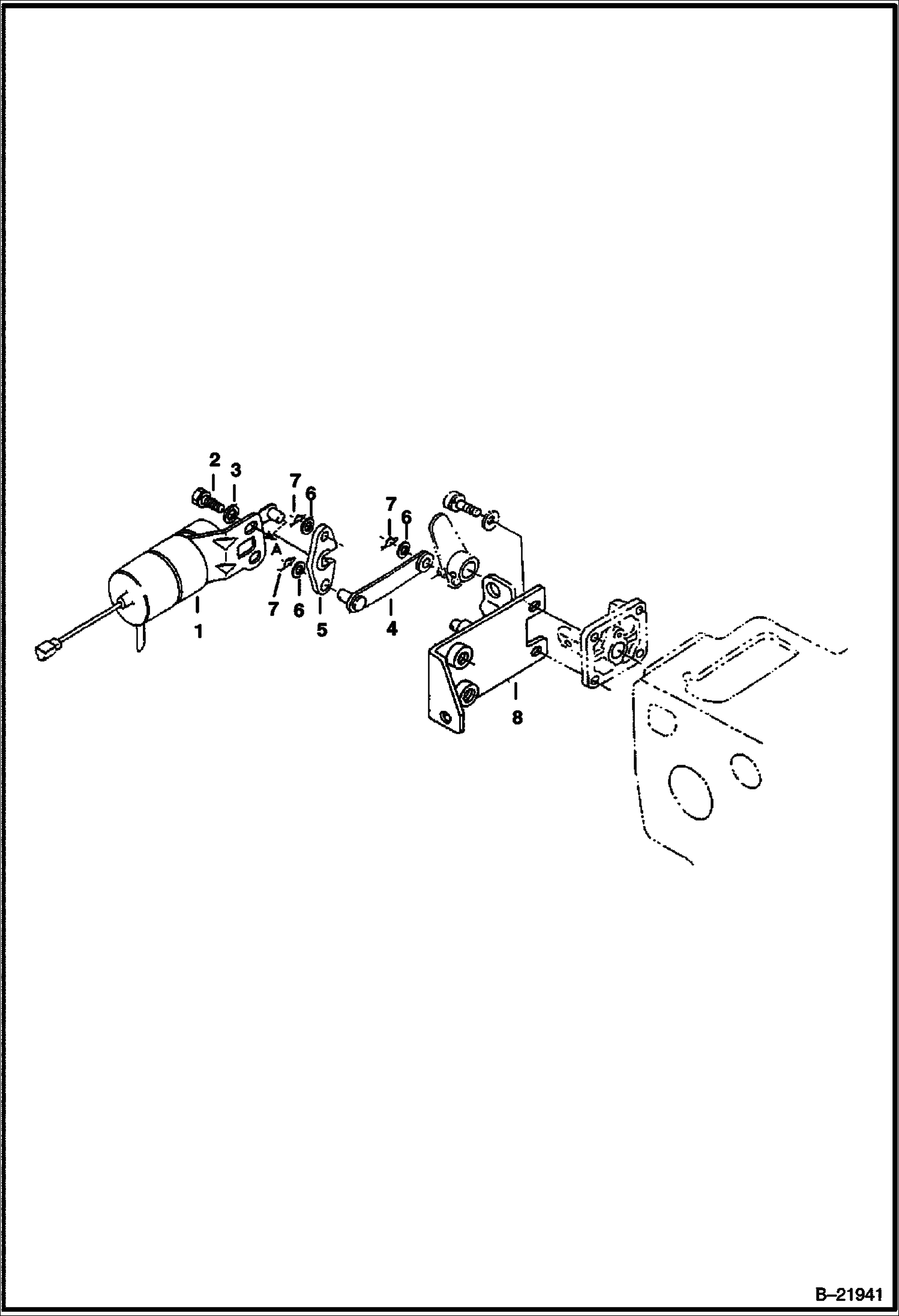 СОЛЕНОИД ОСТАНОВА (TIER I) (СЕРИЙНЫЙ НОМЕР 5727 11001 И ВЫШЕ)