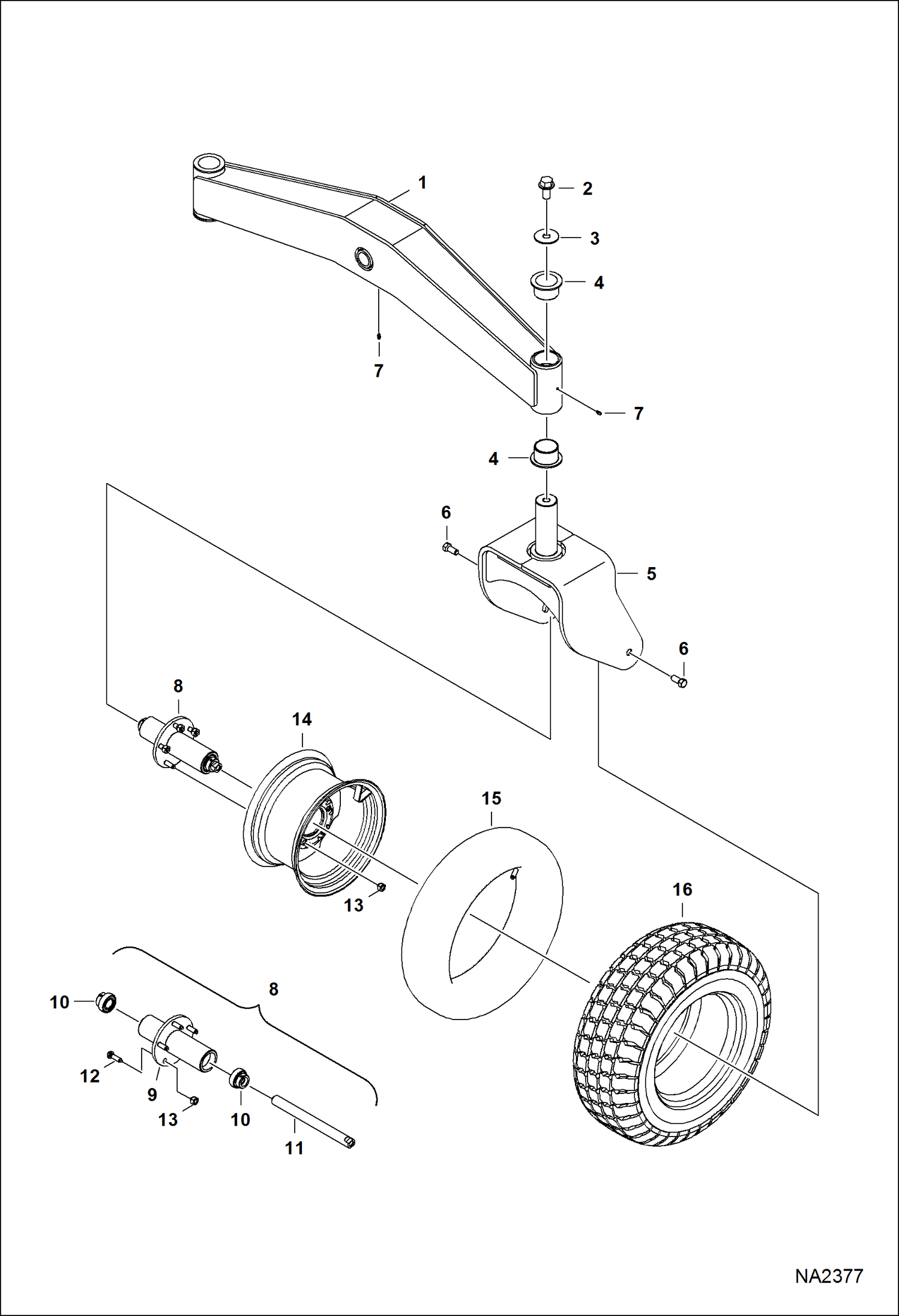 ГРЕЙДЕР HD (КОЛЕСА И ОПОРНО-СЦЕПНОЕ УСТРОЙСТВО) (96-- ACW9) (108-- AJ2E)