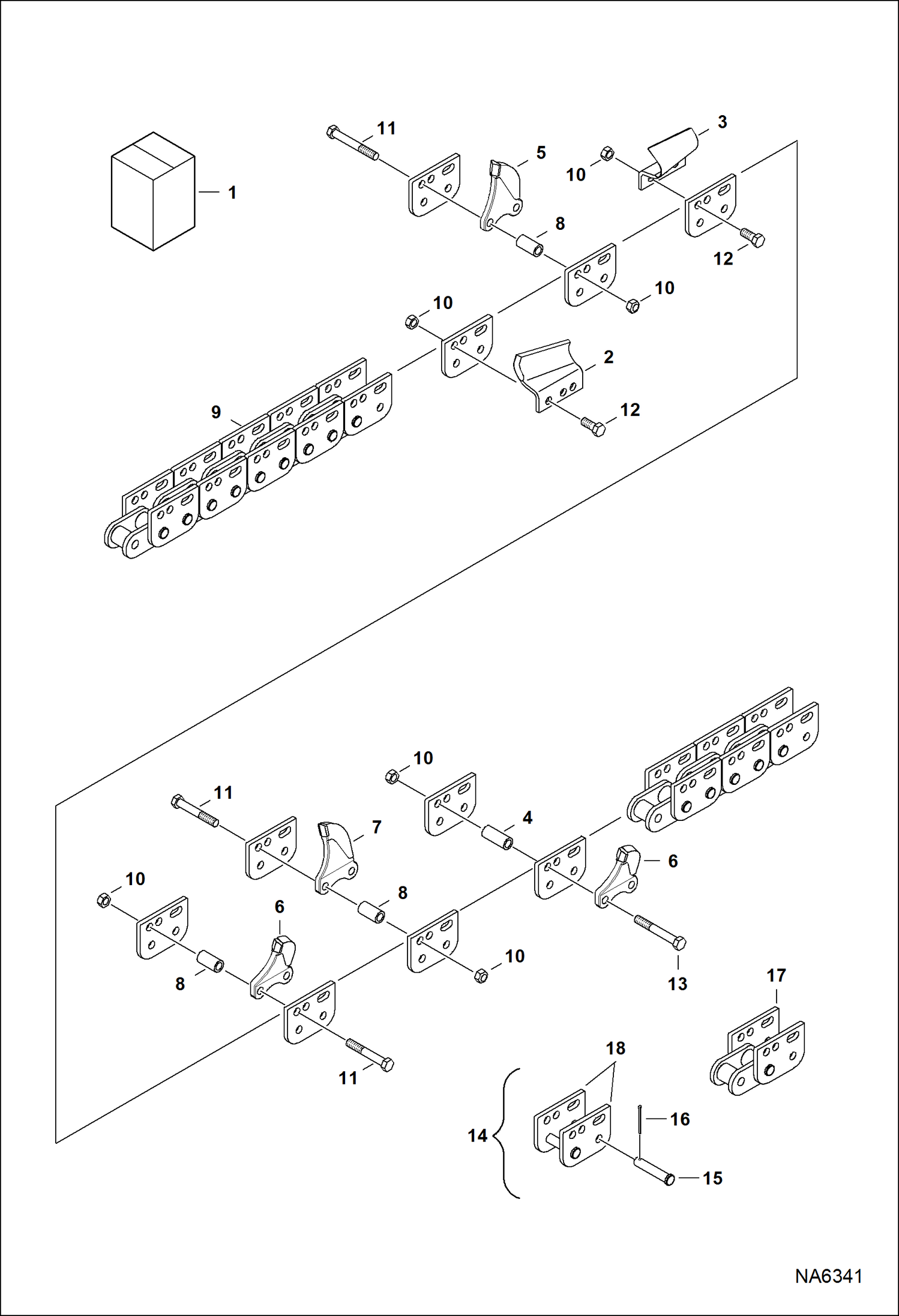 АКУЛЬИ ДВОЙНЫЕ ЗУБЬЯ СТАНДАРНОГО ПРОТЕКТОРА) (LT112)