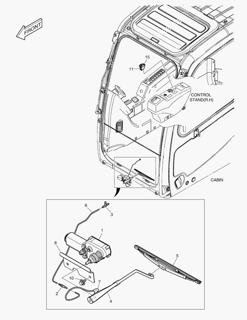 СТЕКЛООЧИСТИТЕЛЬ НИЖНЕГО СТЕКЛА