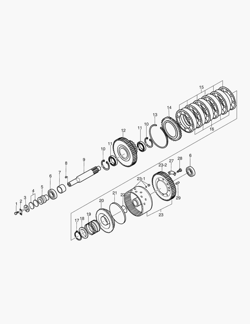 3510 REVERSE SHAFT ASS`Y(RU) [10497~]