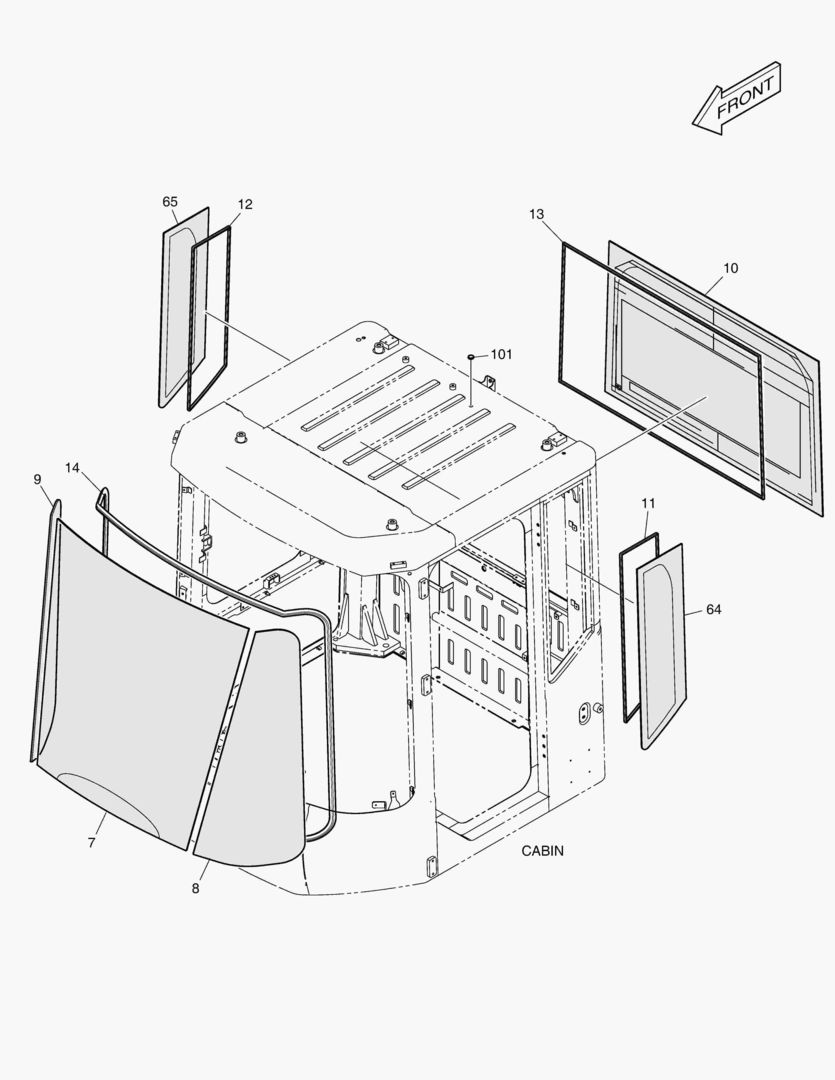 КАБИНА(5) - СТЕКЛО
