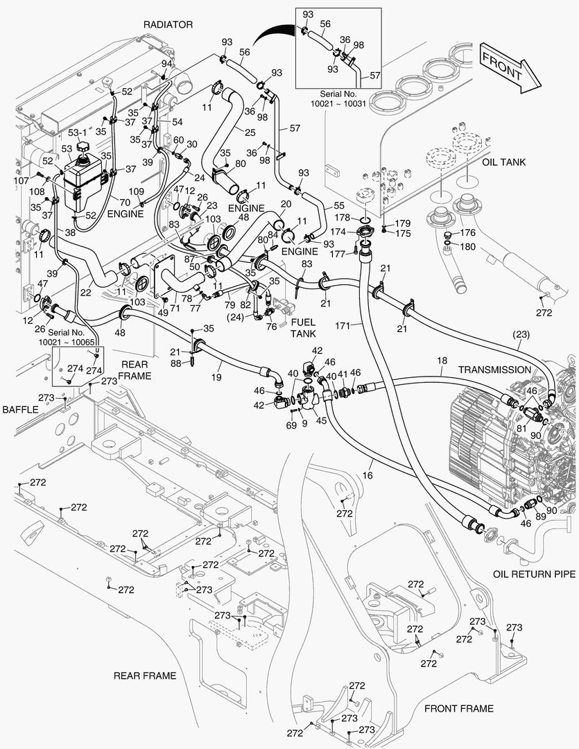 ТУБОПРОВОД МАСЛЯНОГО РАДИАТОРА (1)