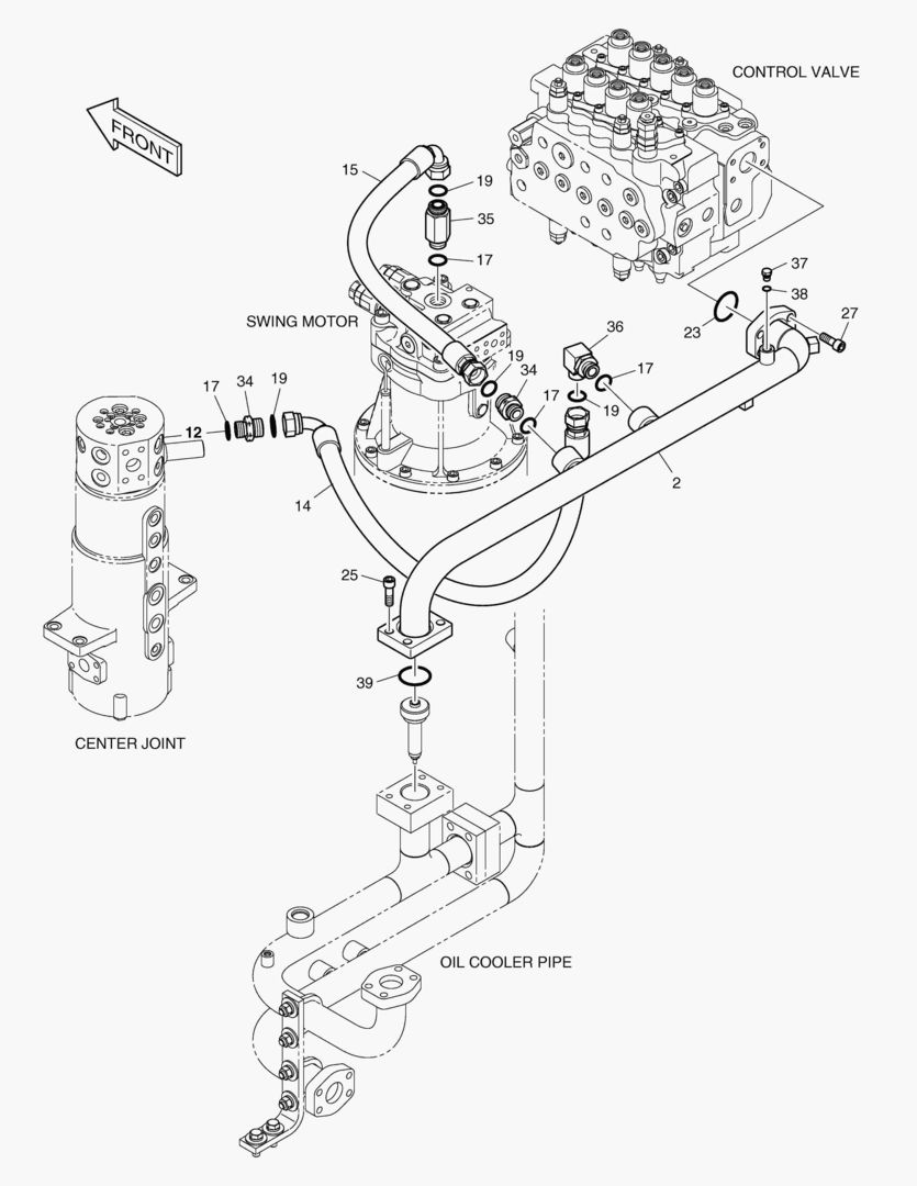 ТУБОПРОВОД МАСЛЯНОГО РАДИАТОРА(3)