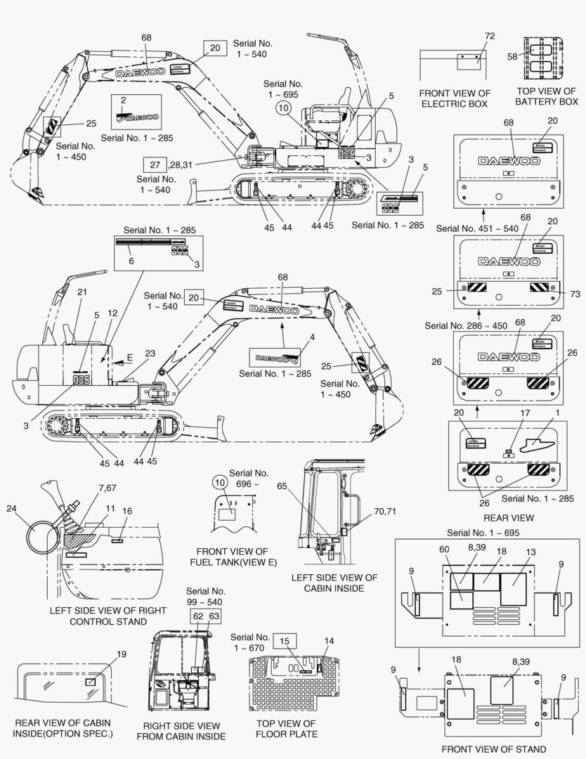 1410 NAME PLATE-ENGLISH