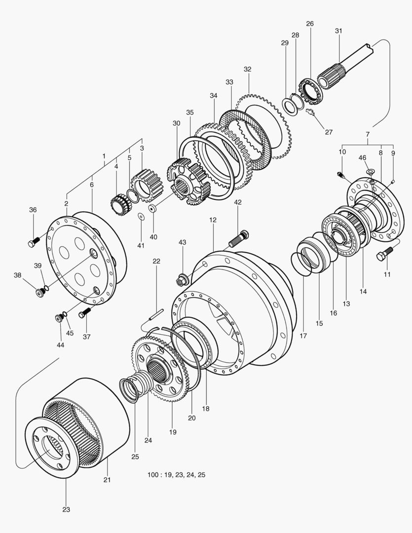 ПЕРЕДНЯЯ ПЛАНЕТАРНАЯ ПЕРЕДАЧА-САМЫЕ МАКСИМАЛЬНЫЕ