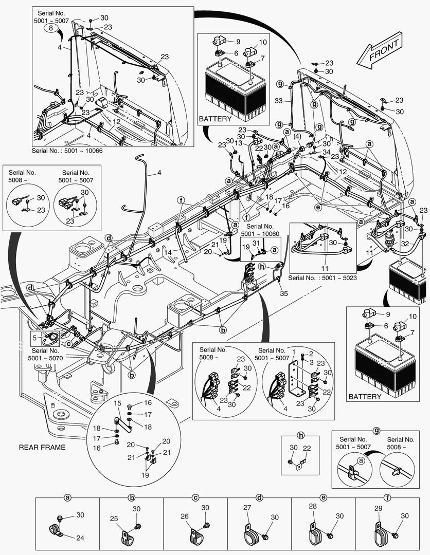 1460 ELECTRIC PARTS(3) - WIRING [5001~10075]