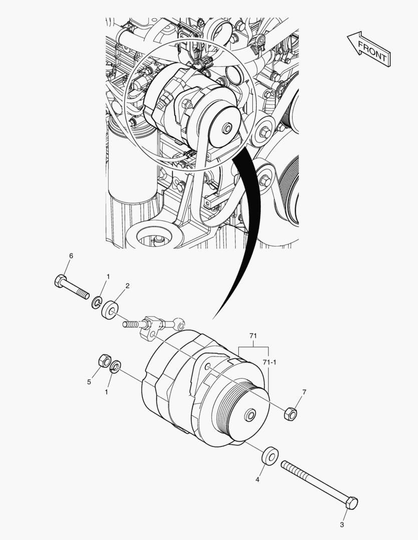 УСТАНОВКА ГЕНЕРАТОРА ПЕРЕМЕННОГО ТОКА