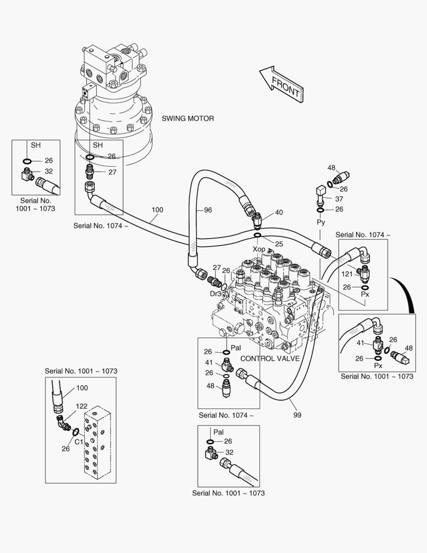 ТРУБОПРОВОД СЕРВОУПРАВЛЕНИЯ(7)