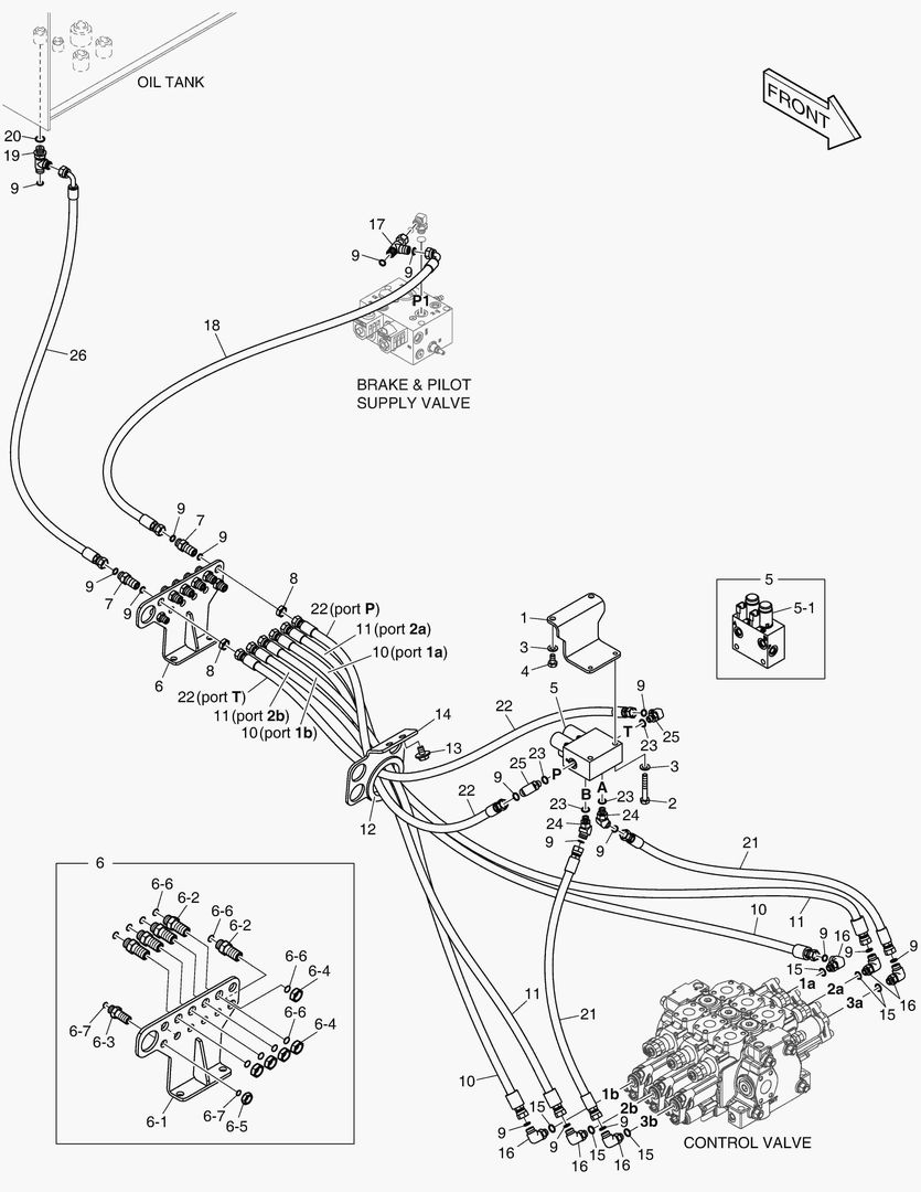 6080 PILOT PIPING - THUMB WHEEL