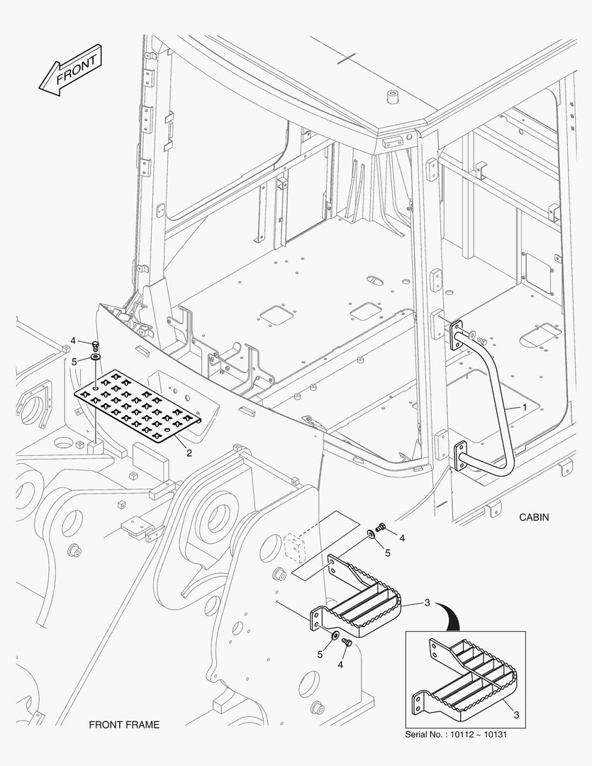 6080 HAND RAIL ASS`Y