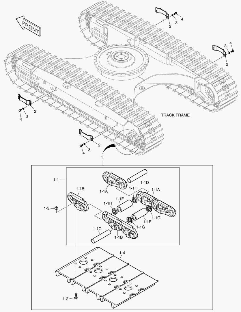 БАШМАК ГУСЕНИЦЫ-600G(ДВОЙНОЙ ГРУНТОЗАЦЕП)