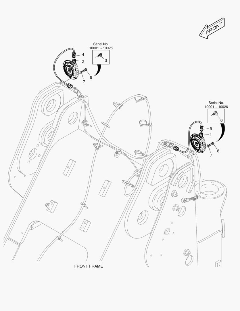 5300 ELECTRIC PARTS - FRONT(EUROPE)