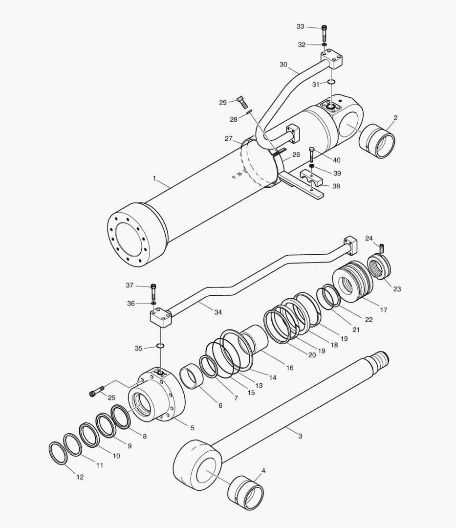 Спецтехника 4230 BOOM CYLINDER - L.H. [5001~7811] - главное фото