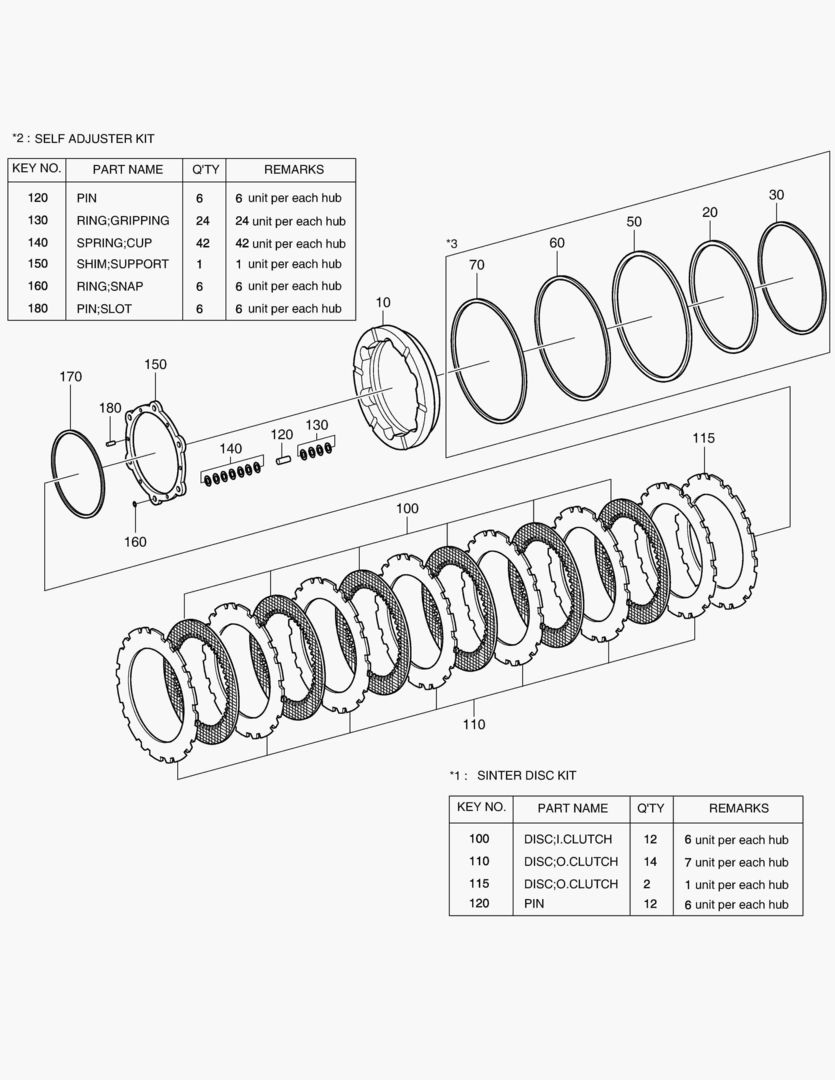 Спецтехника 3380 BRAKE - REAR AXLE [5001~10216] - главное фото