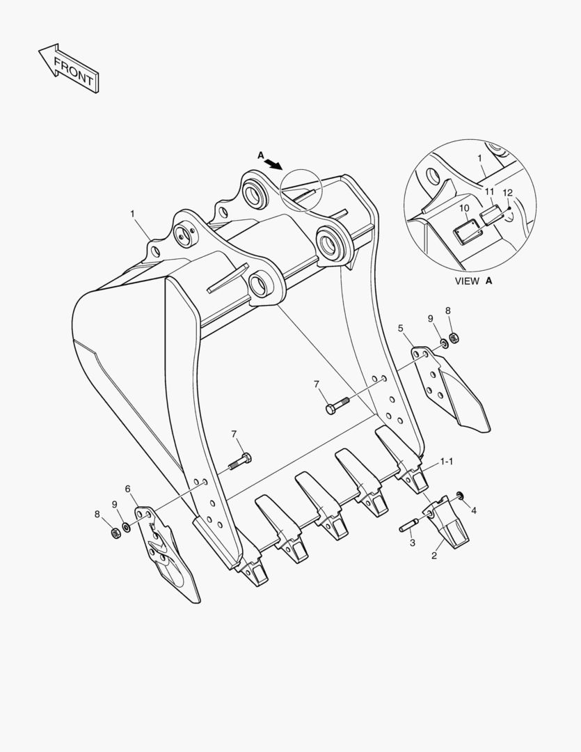 7040 BUCKET ASS`Y - 0.92mВі