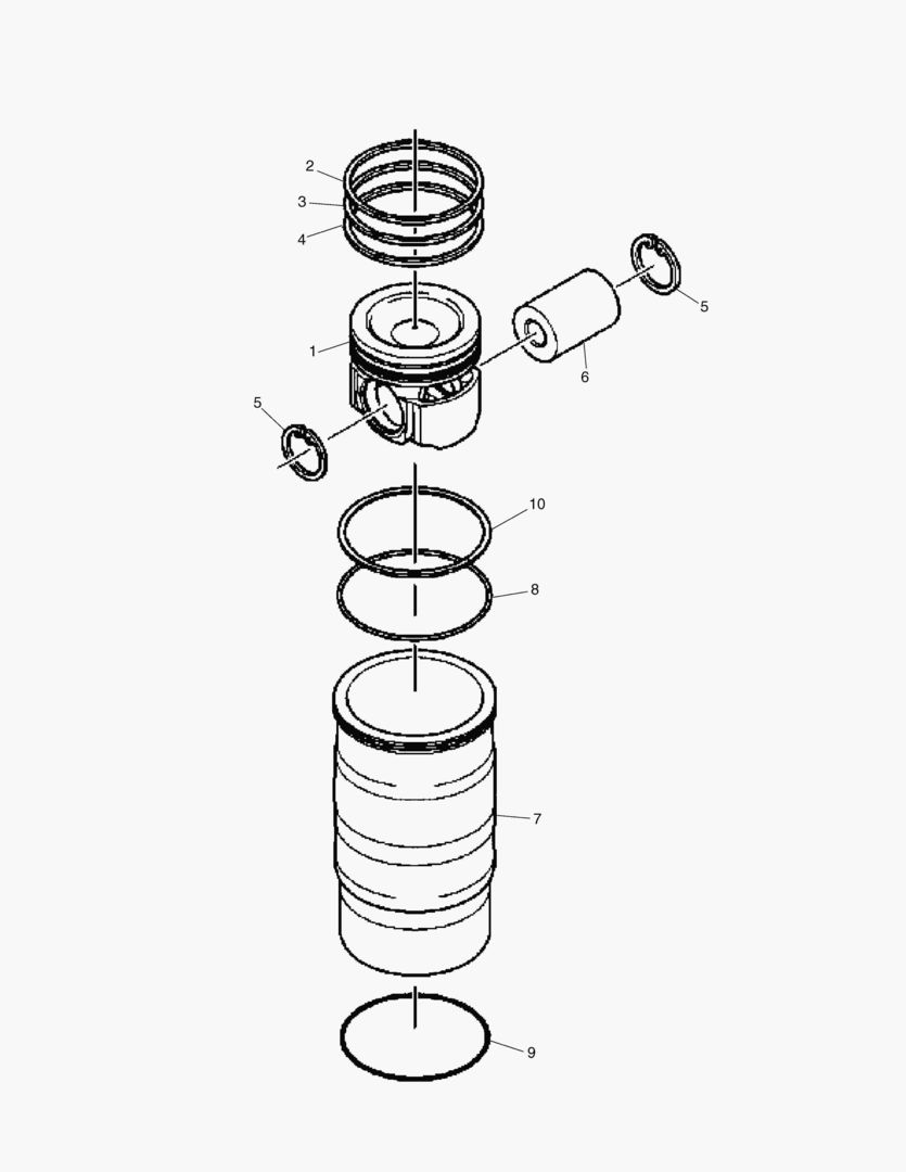 G010-270 REPAIR KIT; PISTON AND CYLINDER