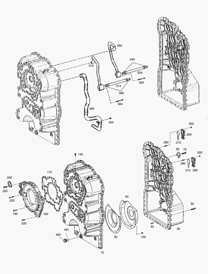 КОРПУС КОРОБКИ ПЕРЕДАЧ-ТРАНСМИССИЯ