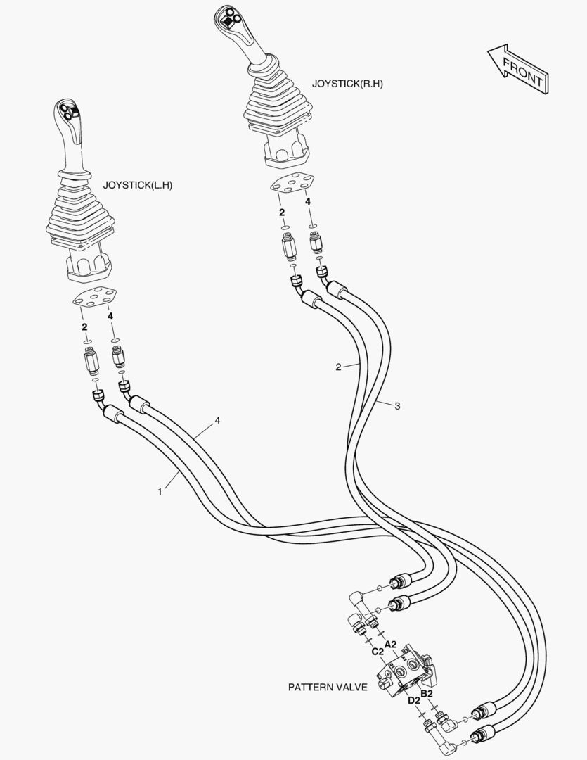 ТРУБОПРОВОД СЕРВОУПРАВЛЕНИЯ - ИЗМЕНЕНИЕ РЕЖИМА(2)