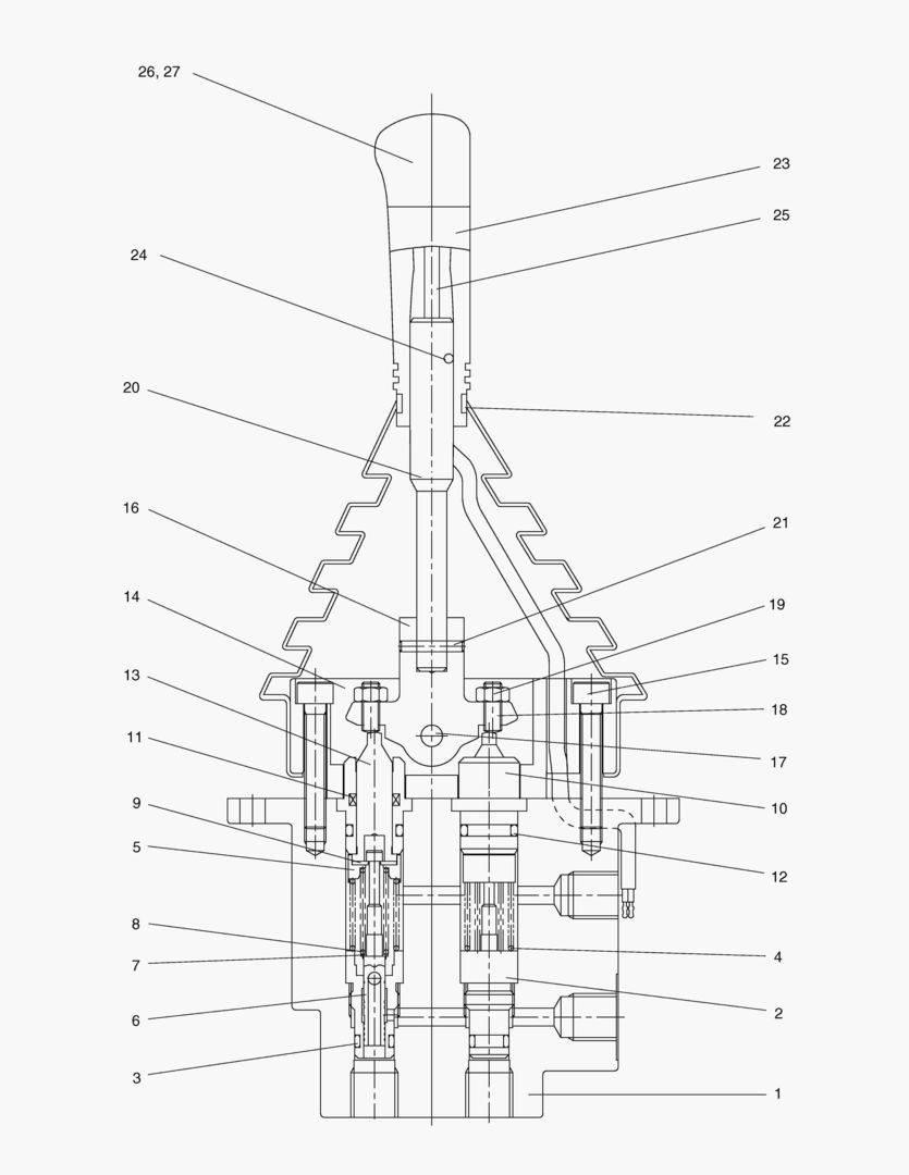 4300 JOYSTICK VALVE - DOZER