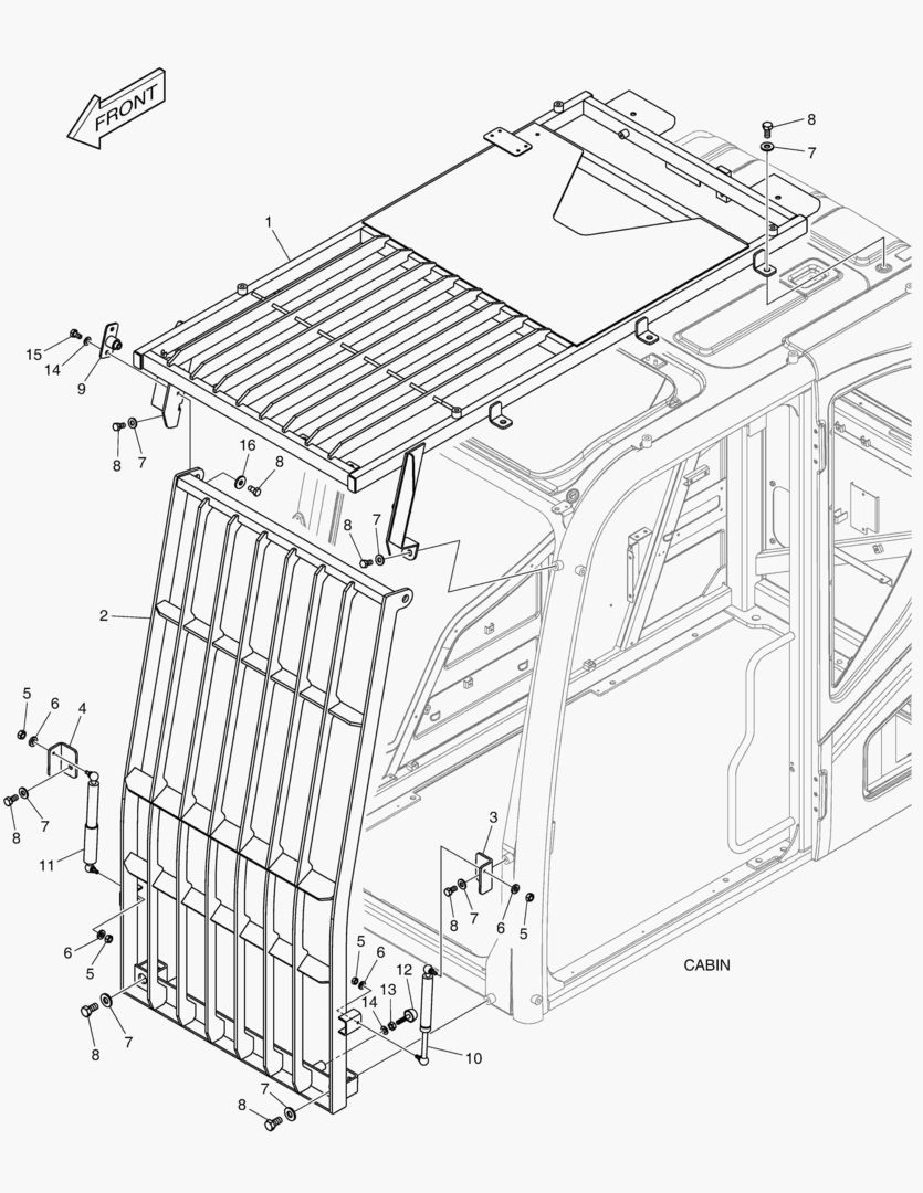 Схема ЗАЩИТНЫЙ КОРПУС ПРОТИВОТУМАННЫХ ФАР - СИСТЕМА ЗАЩИТЫ ПРИ ОПРОКИДЫВАНИИ