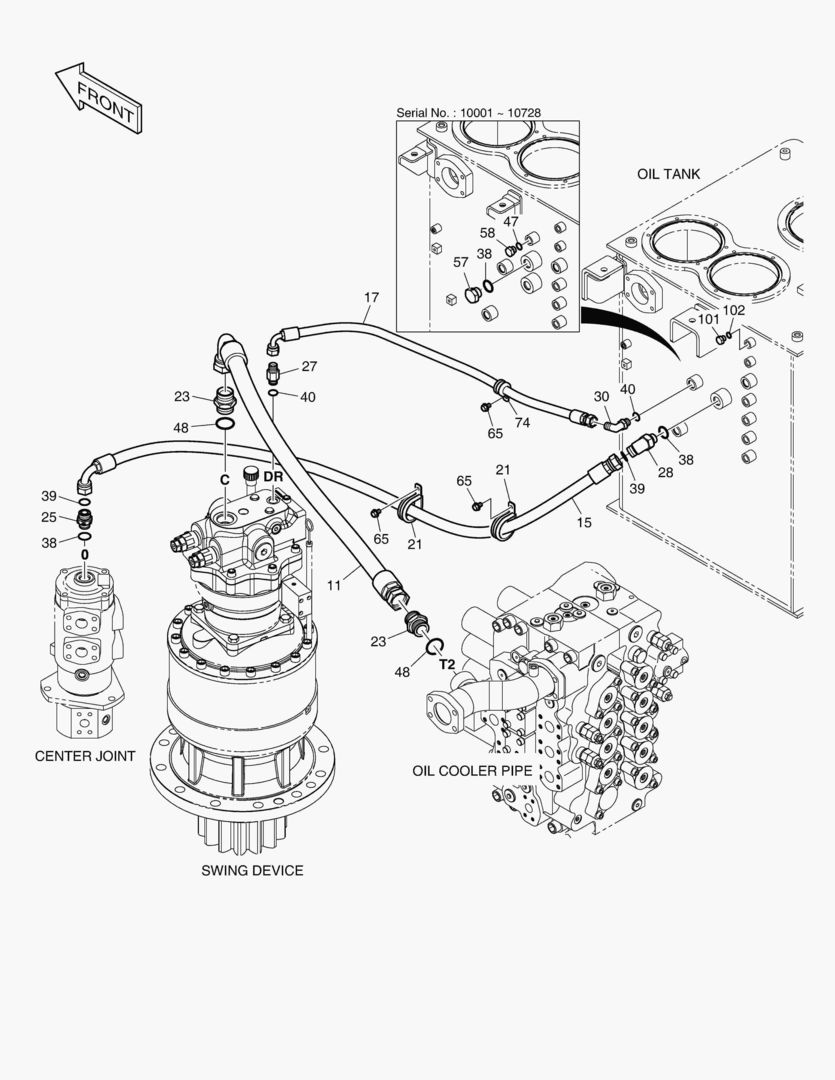 ТУБОПРОВОД МАСЛЯНОГО РАДИАТОРА(3)
