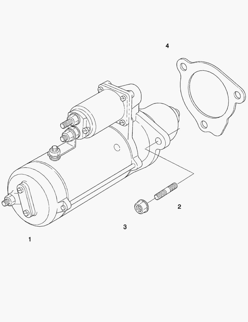 Спецтехника G010-101 STARTER MOTOR; WITH FITTING PARTS - главное фото