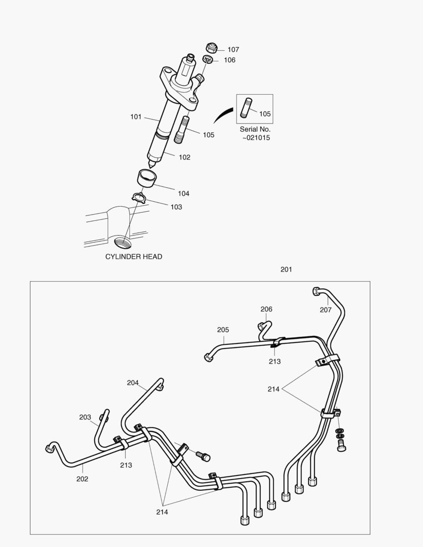 024 INJECTION NOZZLE & PIPE
