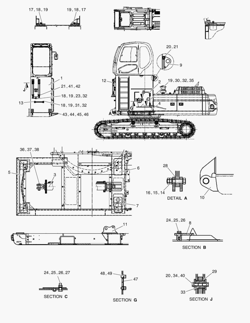 1100 CABIN - FIXED RISER