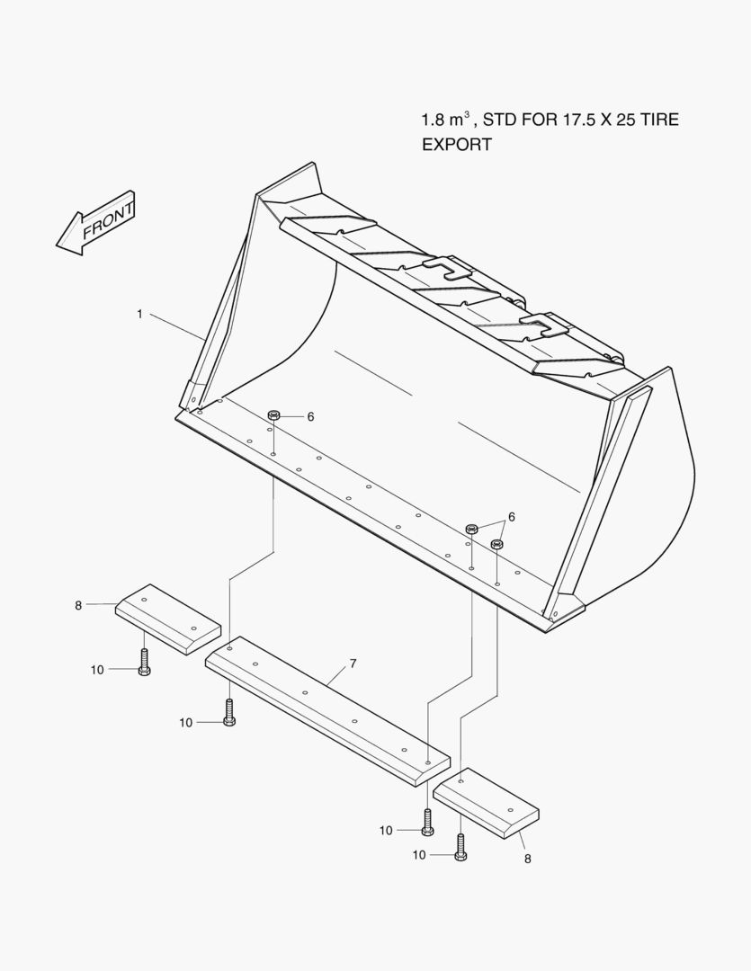 2150 BUCKET-1.8гЋҐ - EDGE(STD.)