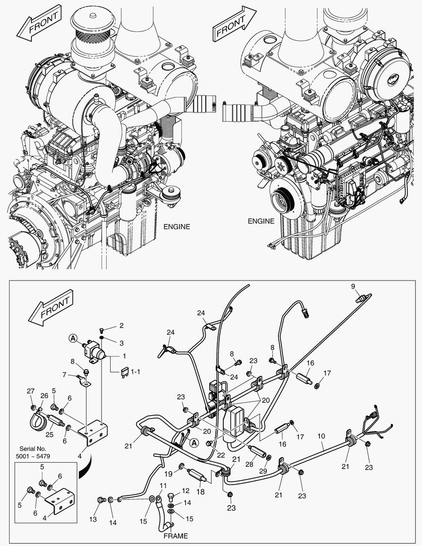 Спецтехника 1440 ELECTRIC PARTS - ENGINE [5001~10041]