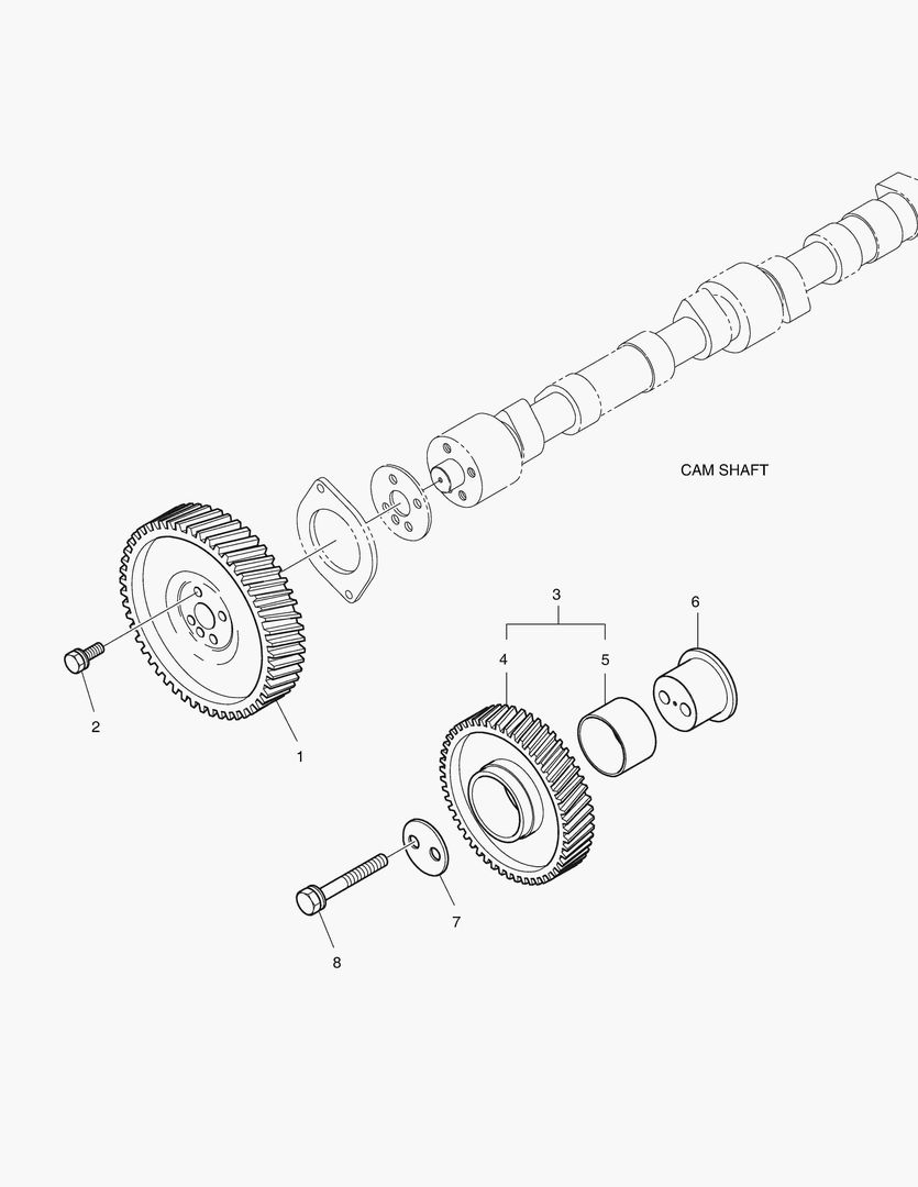 ШЕСТЕРНЯ РАСПРЕДЕЛИТЕЛЬНОГО ВАЛА