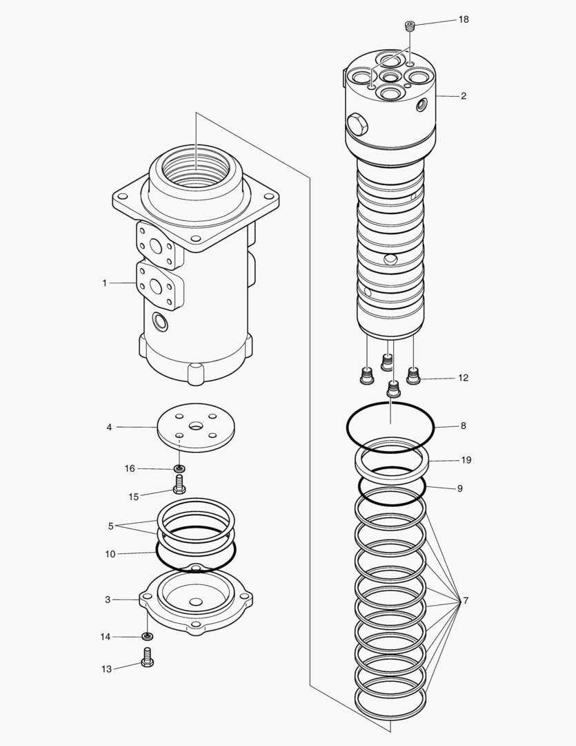 Спецтехника 4361 CENTER JOINT - DOZER [1027~]