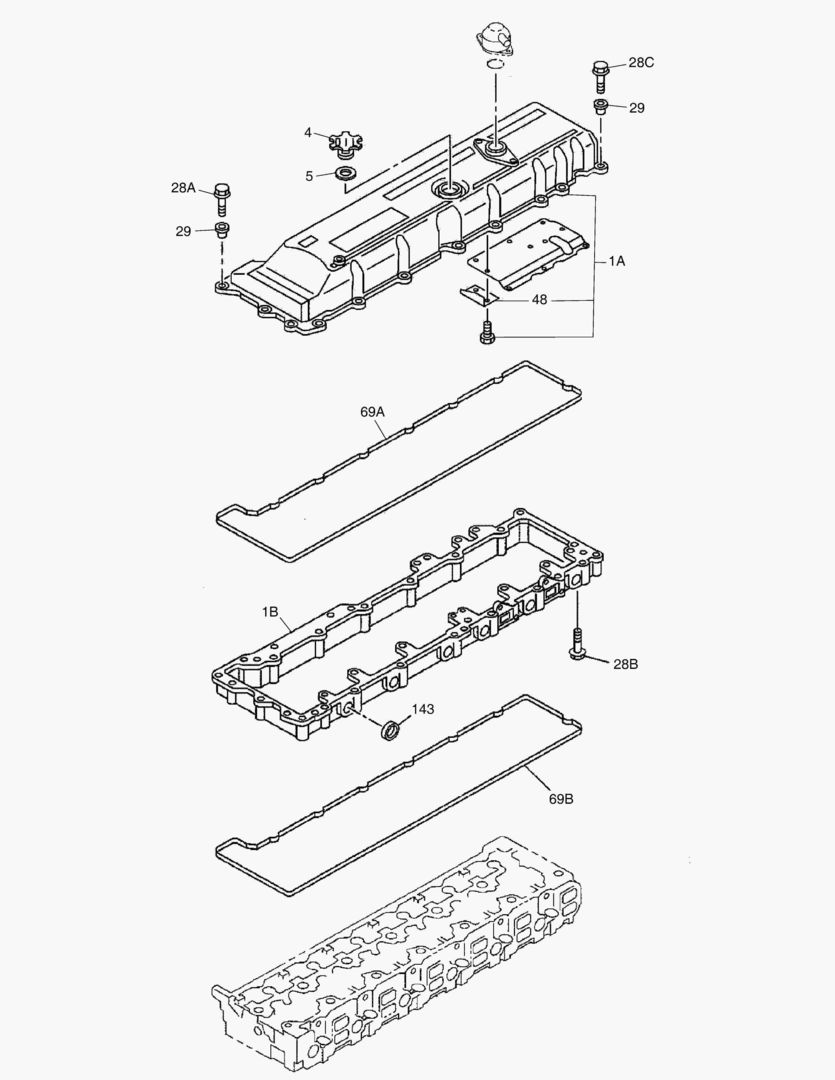 КРЫШКА ГОЛОВКИ ЦИЛИНДРА