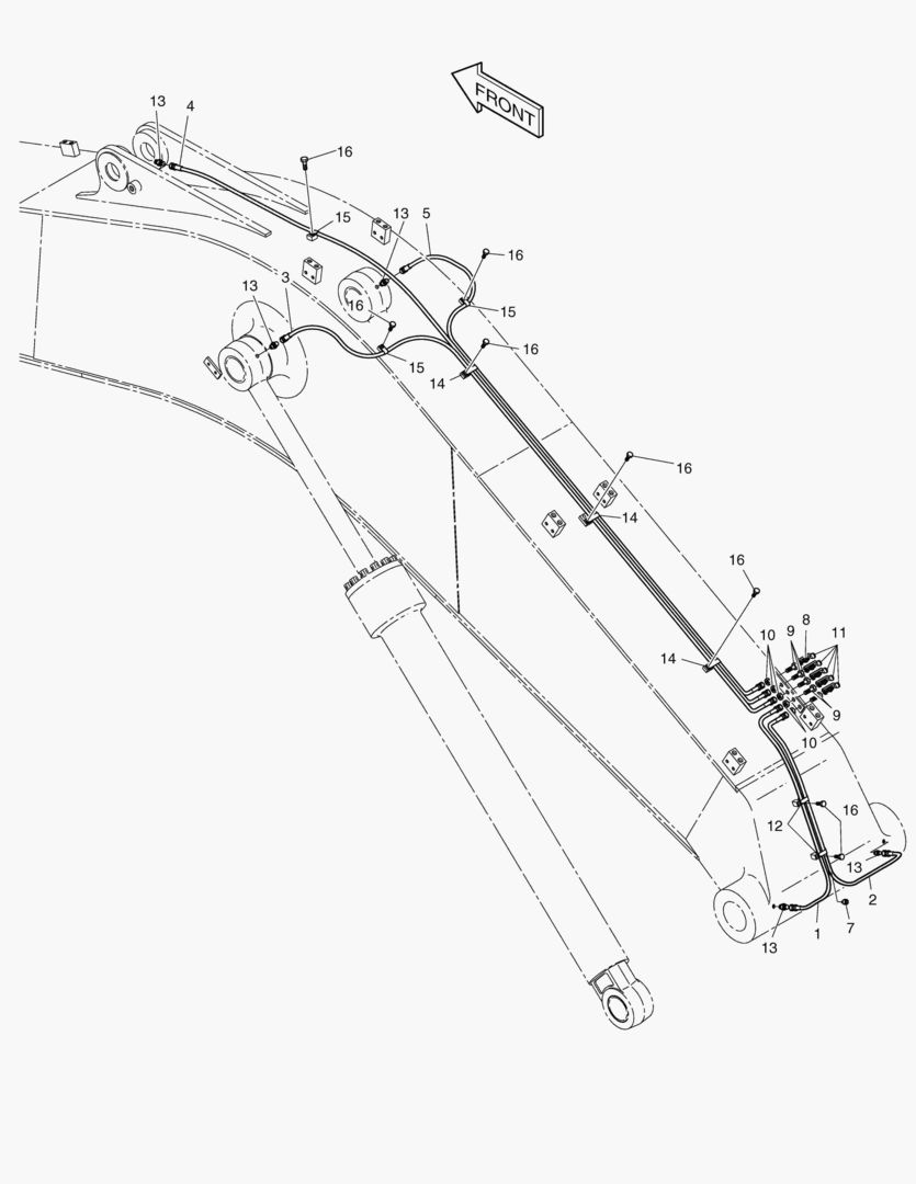 3151 FRONT LUBRICATION PIPING [1201~]