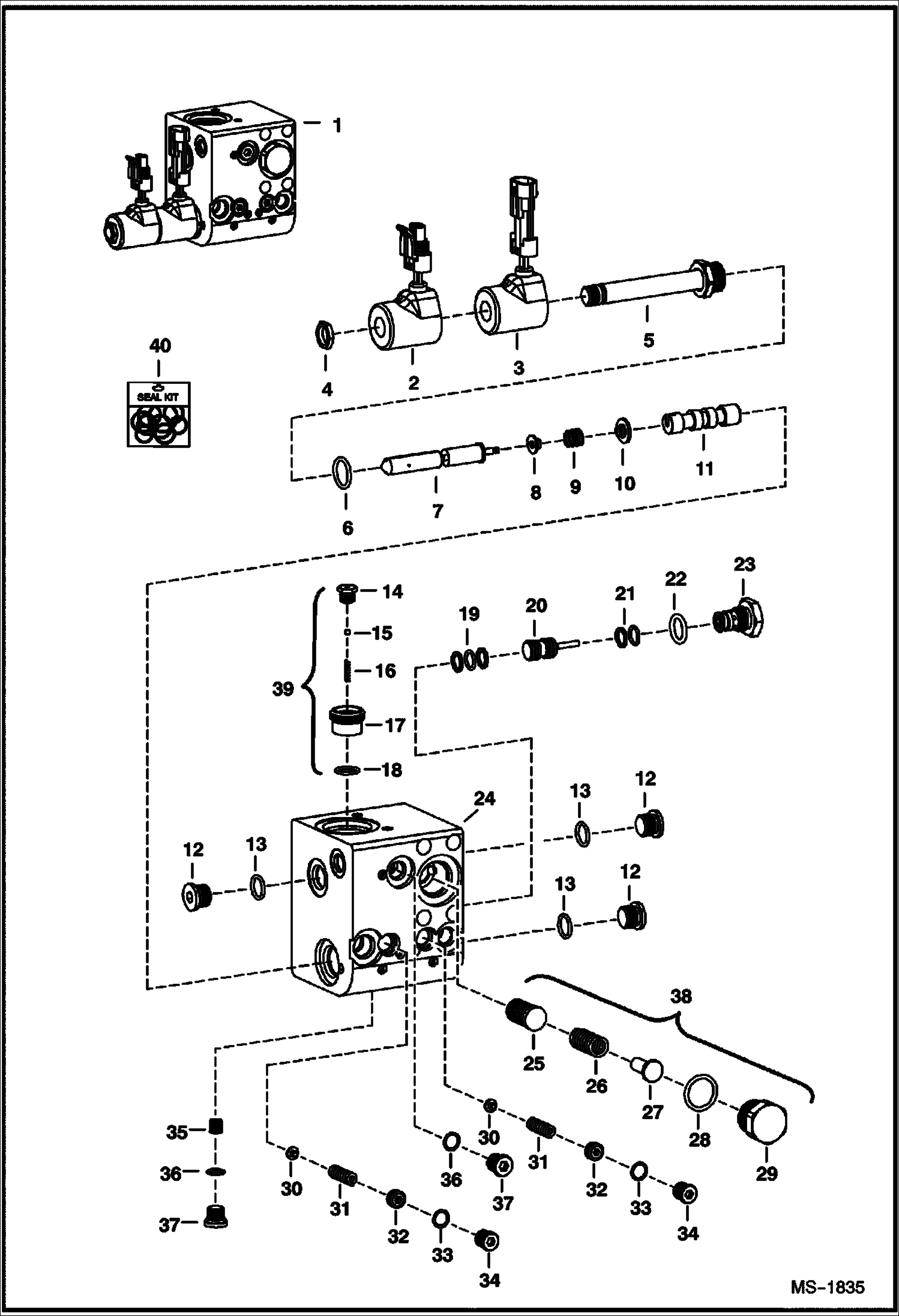 ПИТАНИЕ BOB-TACH (КЛАПАН) (СЕРИЙНЫЙ НОМЕР 5211 11764 И ВЫШЕ)