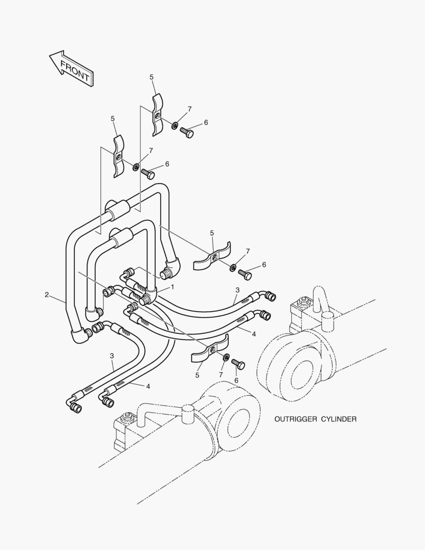 6200 OUTRIGGER PIPING-REAR [1001~1145]