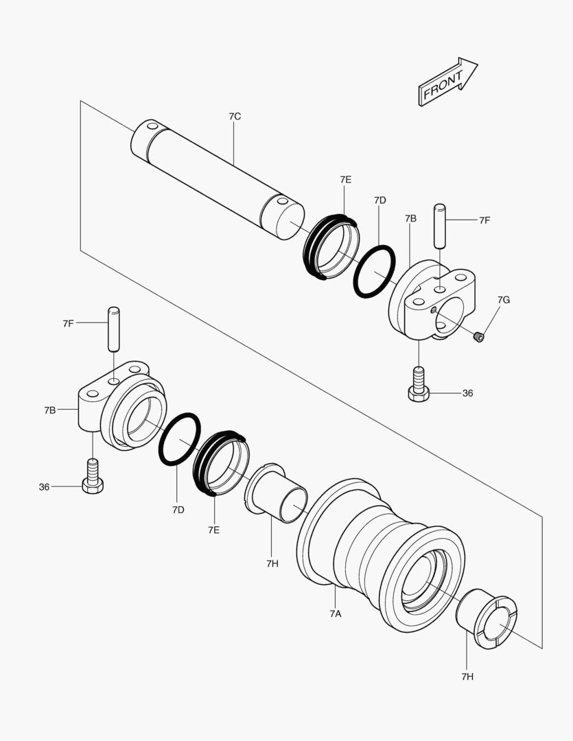 2151 LOWER ROLLER [681~]