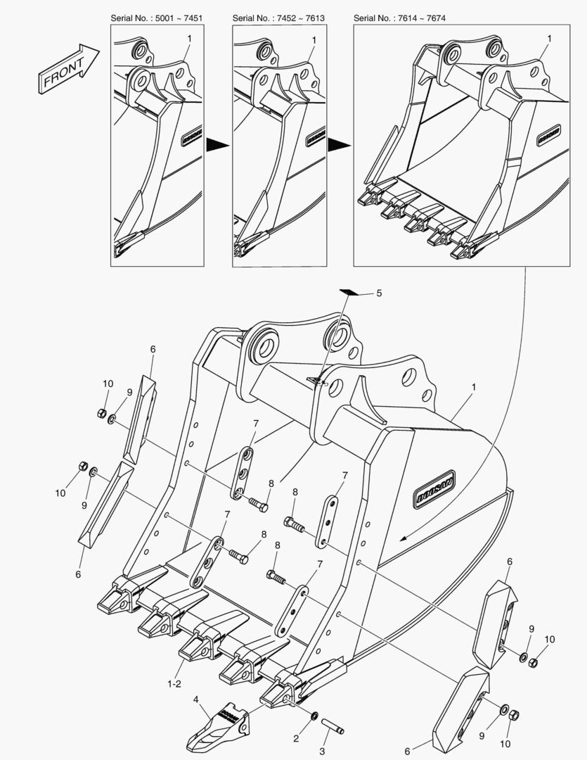 7190 BUCKET ASSВґY - 1.20mВі - S CLASS