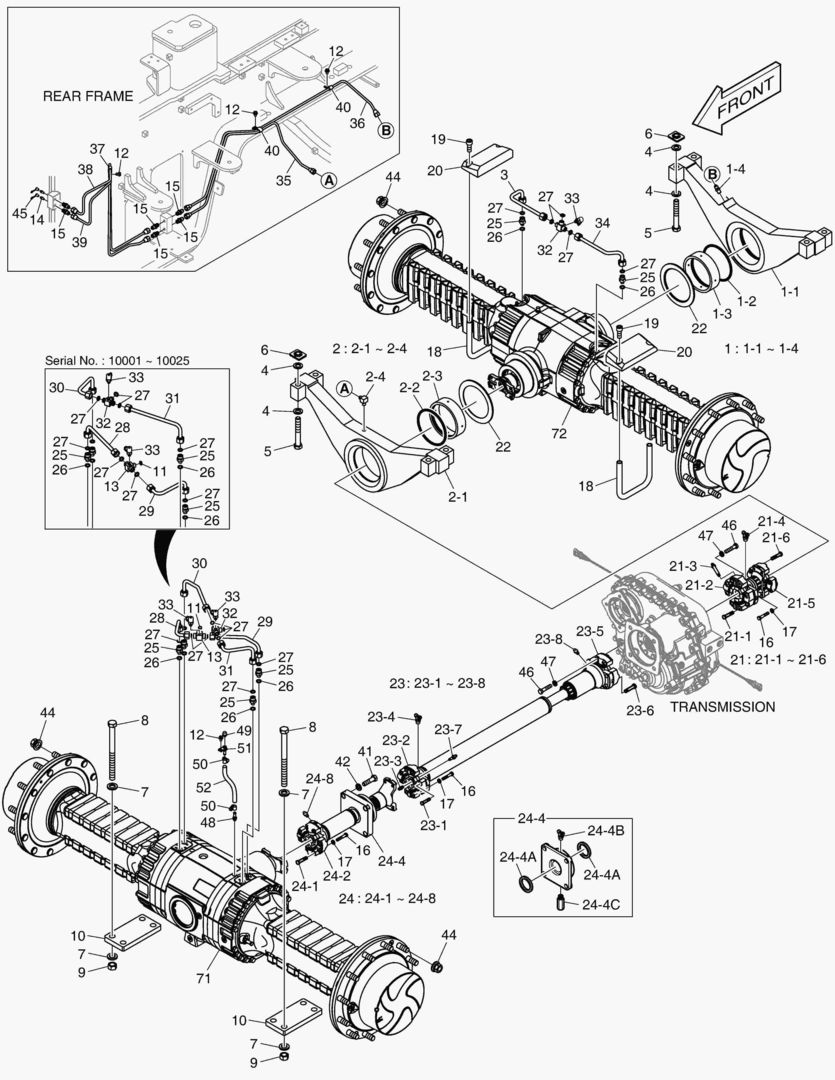 1170 AXLE & DRIVE SHAFT