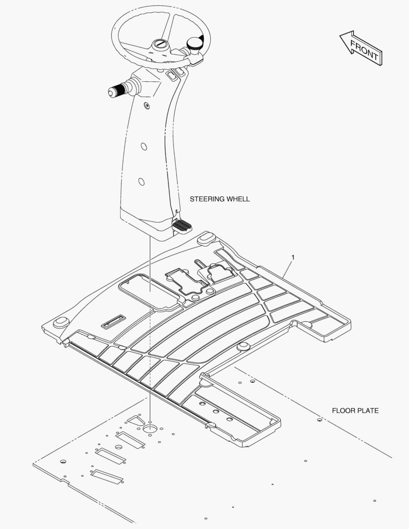 КОВРИК НА ПОЛУ КУЗОВА