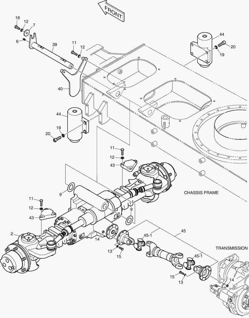 СИЛОВОЙ АГРЕГАТ - ФРОНТАЛЬНЫЙ