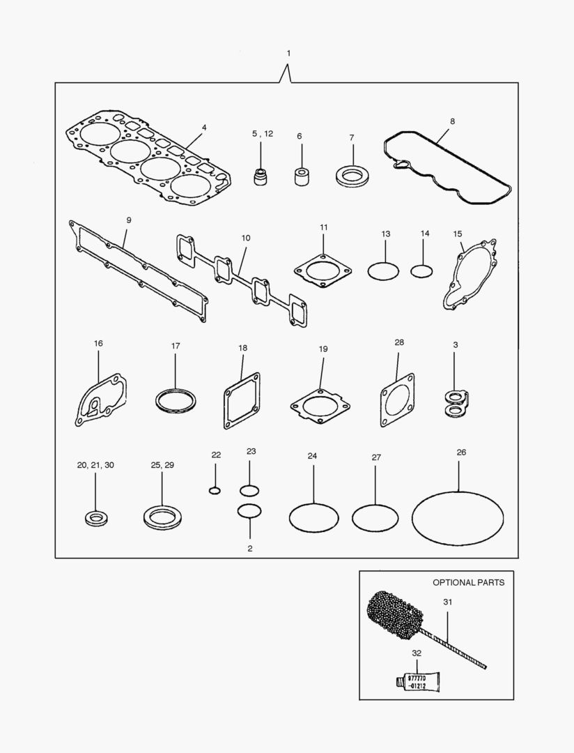 065 GASKET SET [1154~1680]