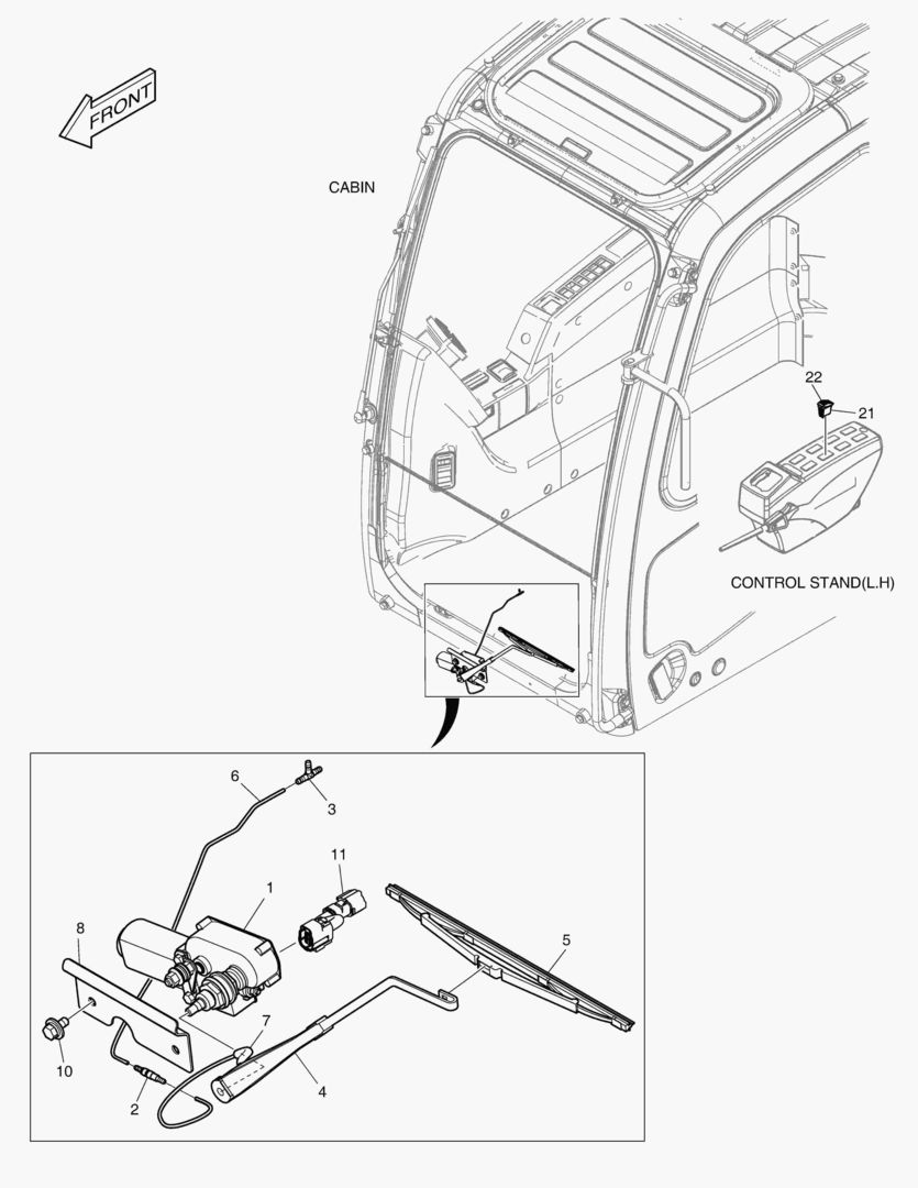 СТЕКЛООЧИСТИТЕЛЬ НИЖНЕГО СТЕКЛА